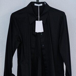Helmut Lang Womens Black dress-shirt NWT